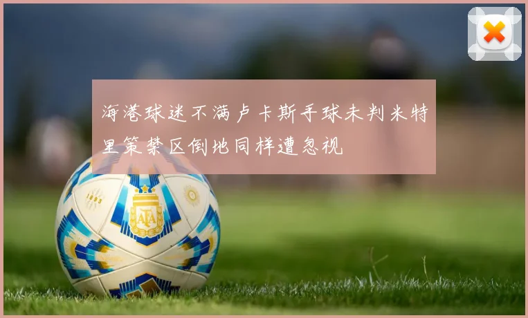 海港球迷不满卢卡斯手球未判米特里策禁区倒地同样遭忽视