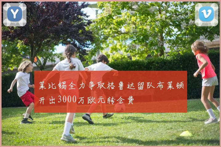 莱比锡全力争取格鲁达留队布莱顿开出3000万欧元转会费